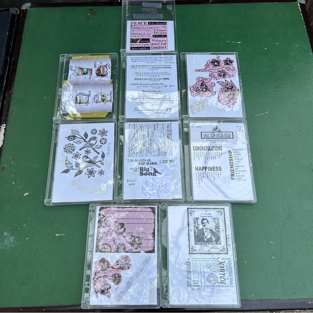 Assorted Craft Stamp LOT